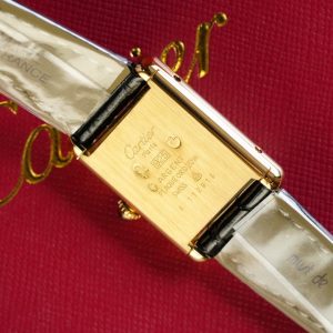 13305226158051556 TANK MUST DE SOLO 30MM GOLD CASE LEATHER STRAP