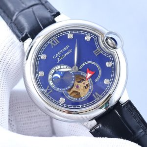 BALLON BLEU 36MM OPEN HEART DIAMOND NUMERALS