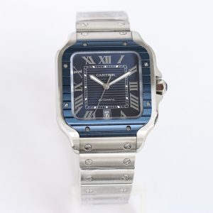 13306781468004856 SANTOS 40MM CUSTOM DARK BLUE DIAL