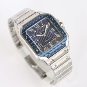 13306781491580301 SANTOS 40MM CUSTOM DARK BLUE DIAL
