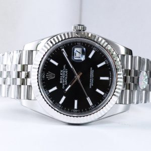 DATEJUST 36MM SILVER BLACK DIAL