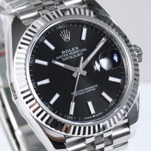 DATEJUST 36MM SILVER BLACK DIAL