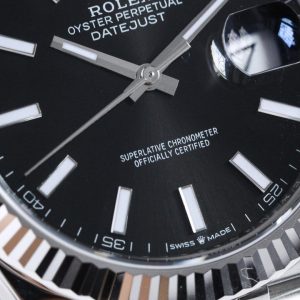 DATEJUST 36MM SILVER BLACK DIAL