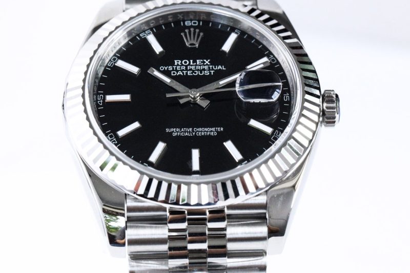 DATEJUST 36MM SILVER BLACK DIAL