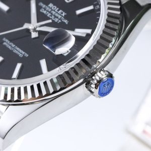 DATEJUST 36MM SILVER BLACK DIAL