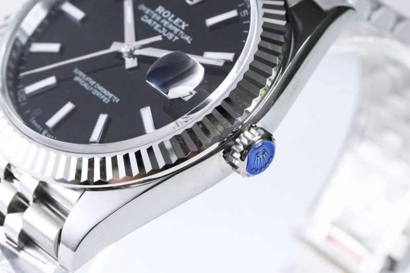 DATEJUST 36MM SILVER BLACK DIAL