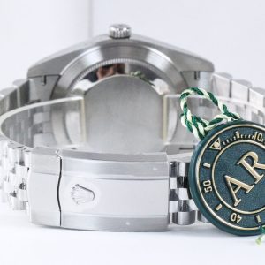 DATEJUST 36MM SILVER BLACK DIAL