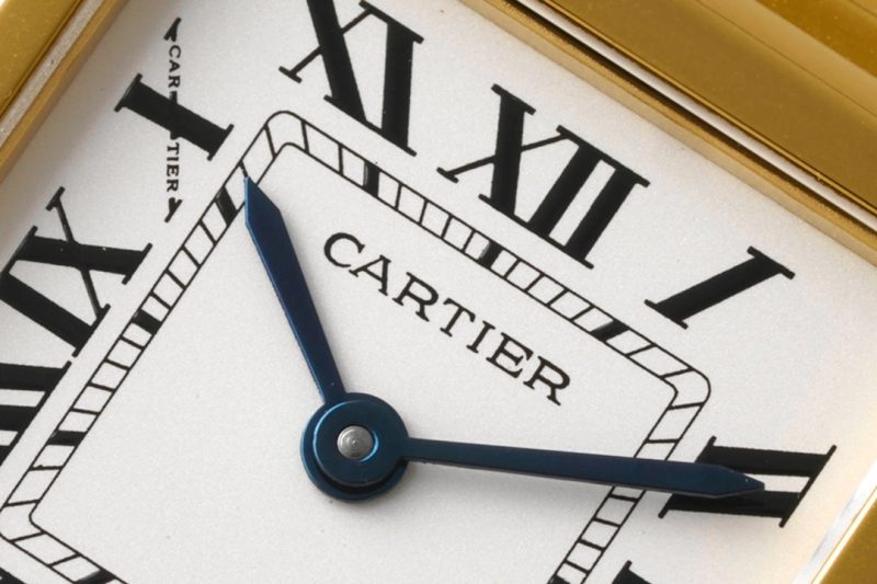 PANTHERE 27MM GOLD CASE WHITE DIAL