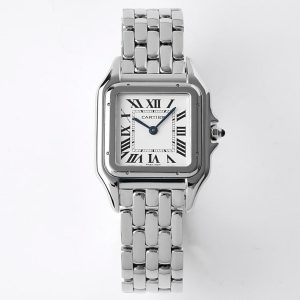 PANTHERE 27MM SILVER CASE WHITE DIAL