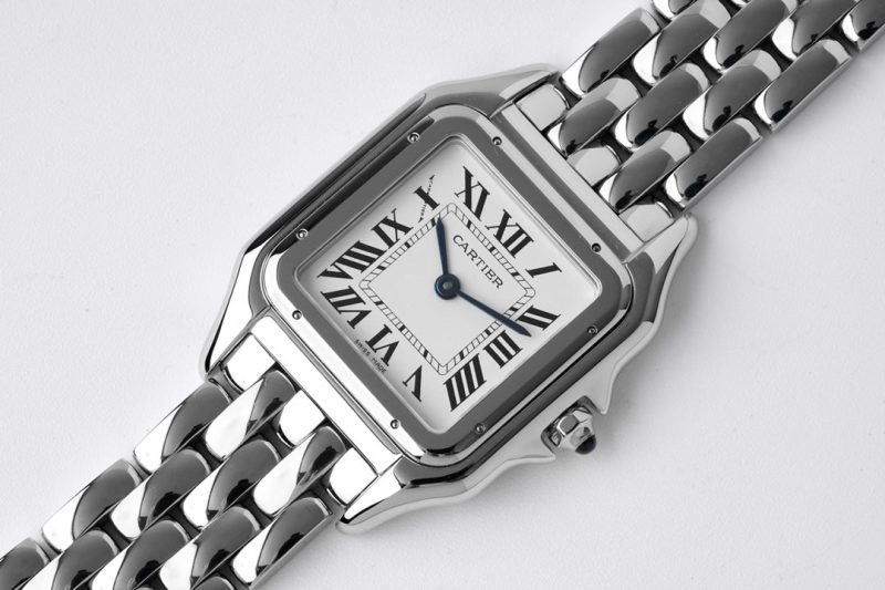 PANTHERE 27MM SILVER CASE WHITE DIAL