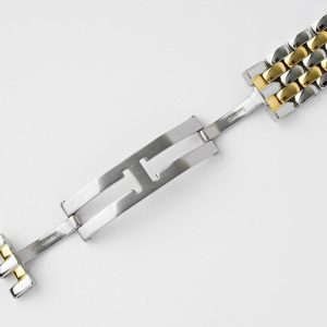 PANTHERE 27MM GOLD SILVER CASE WHITE DIAL