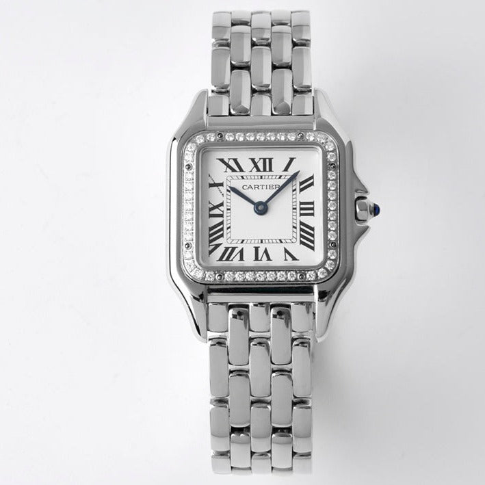 13338901576466602_71a61970-5e53-4eca-91fb-c05d32730e48 PANTHERE SILVER CASE DIAMOND BEZEL WHITE DIAL