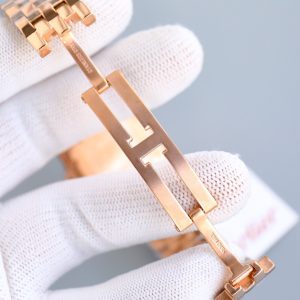 13338901828681361 PANTHERE 27MM PINK GOLD CASE DIAMOND BEZEL DIAMOND DIAL