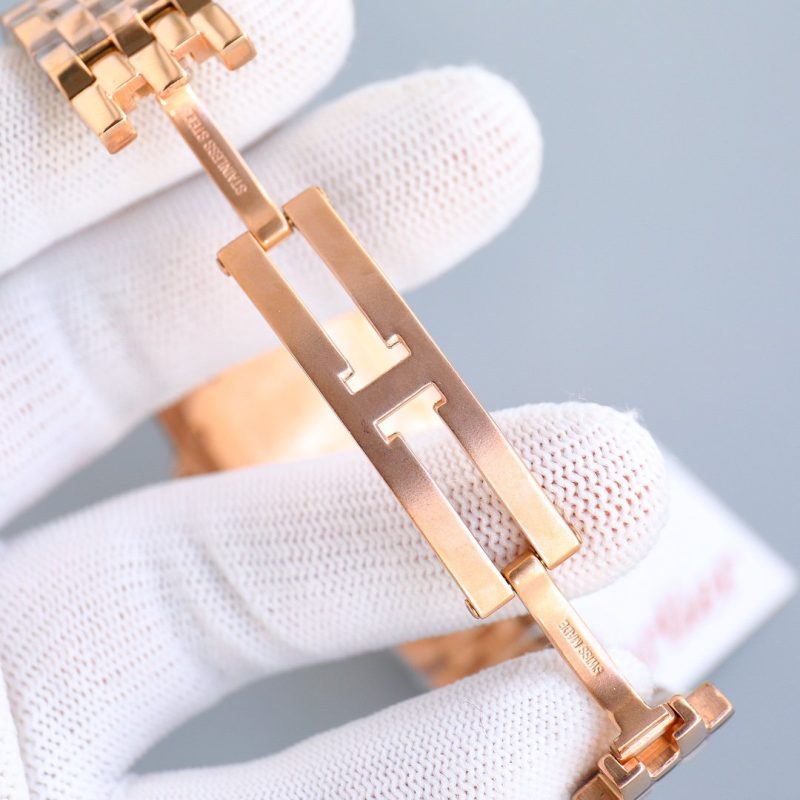 13338901828681361 PANTHERE 27MM PINK GOLD CASE DIAMOND BEZEL DIAMOND DIAL