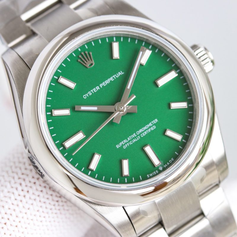 OYSTER PERPETUAL 31MM GREEN DIAL