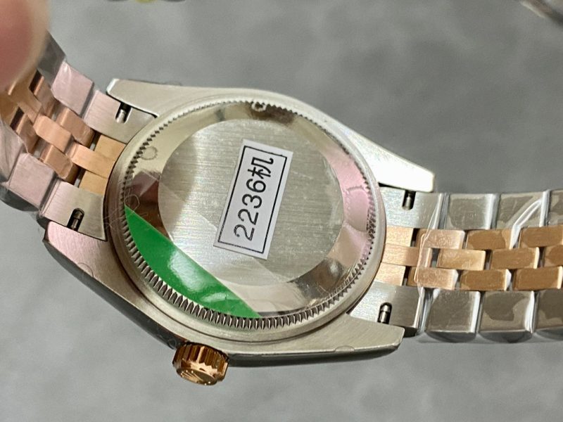 13339138320198231 DATEJUST 31MM PINK GOLD STEEL AUBERGINE DIAL