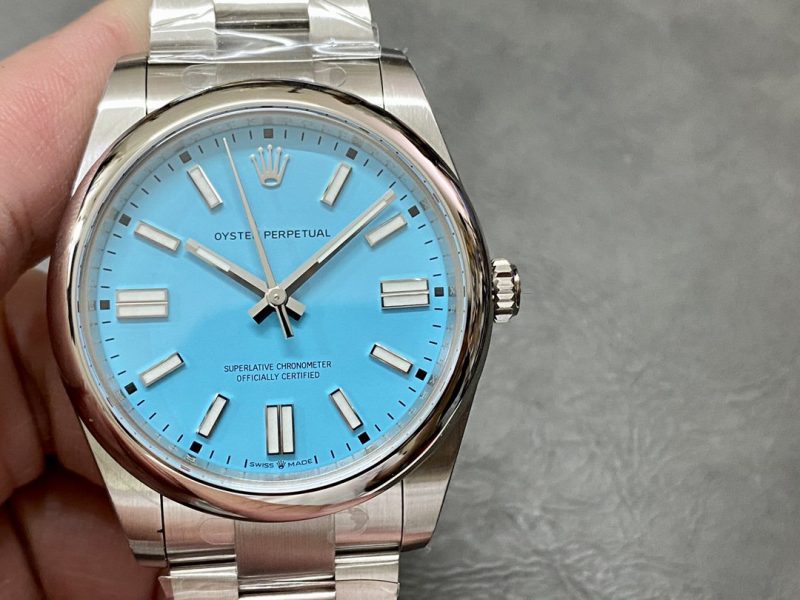 13339139896573331 OYSTER PERPETUAL 41MM TURQUOISE BLUE DIAL