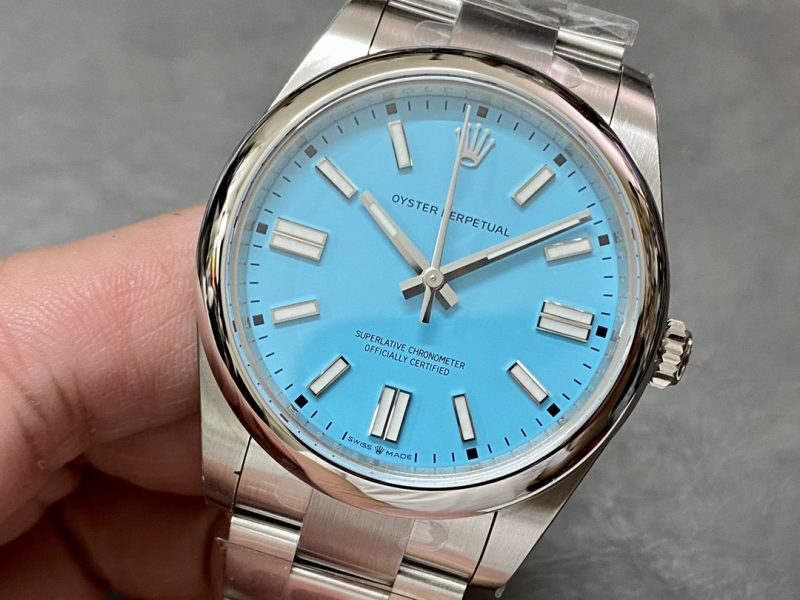 13339139918507926 OYSTER PERPETUAL 41MM TURQUOISE BLUE DIAL