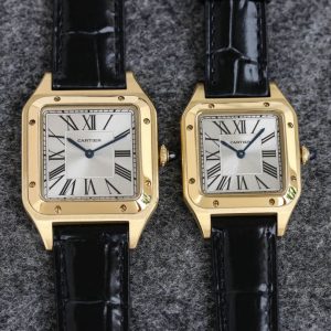 13343061405096208 SANTOS DUMONT LADY GOLD CASE CROCODILE STRAP