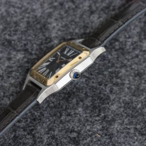 13343061407283614 SANTOS DUMONT LADY GOLD CASE CROCODILE STRAP