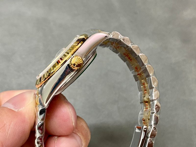 13343576264113135 DATEJUST 31MM GOLD STEEL GREEN DIAL