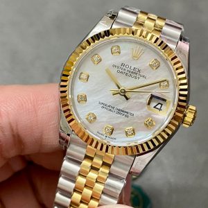 DATEJUST 31MM GOLD STEEL MOP DIAL