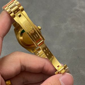 DATEJUST 31MM GOLD GREEN DIAL