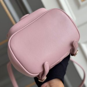 SMALL BACKPACK 18 LIGHT PINK LAMBSKIN