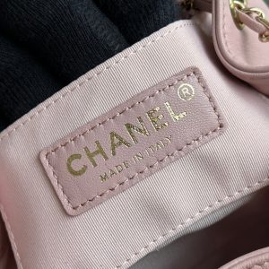 SMALL BACKPACK 18 LIGHT PINK LAMBSKIN