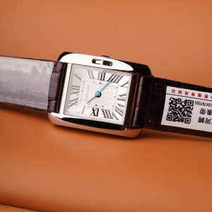 TANK ANGLAISE STEEL BURGUNDY LEATHER