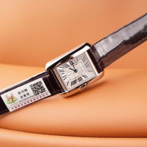 TANK ANGLAISE STEEL BURGUNDY LEATHER