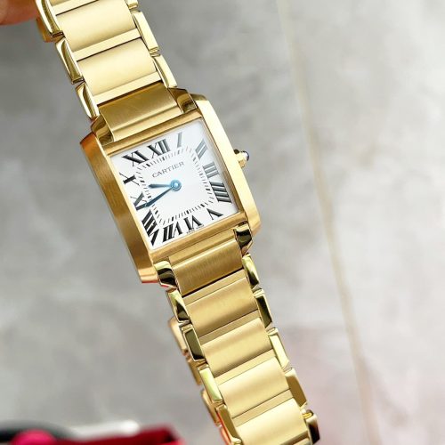 13344677829552934 TANK FRANCAISE GOLD WHITE DIAL