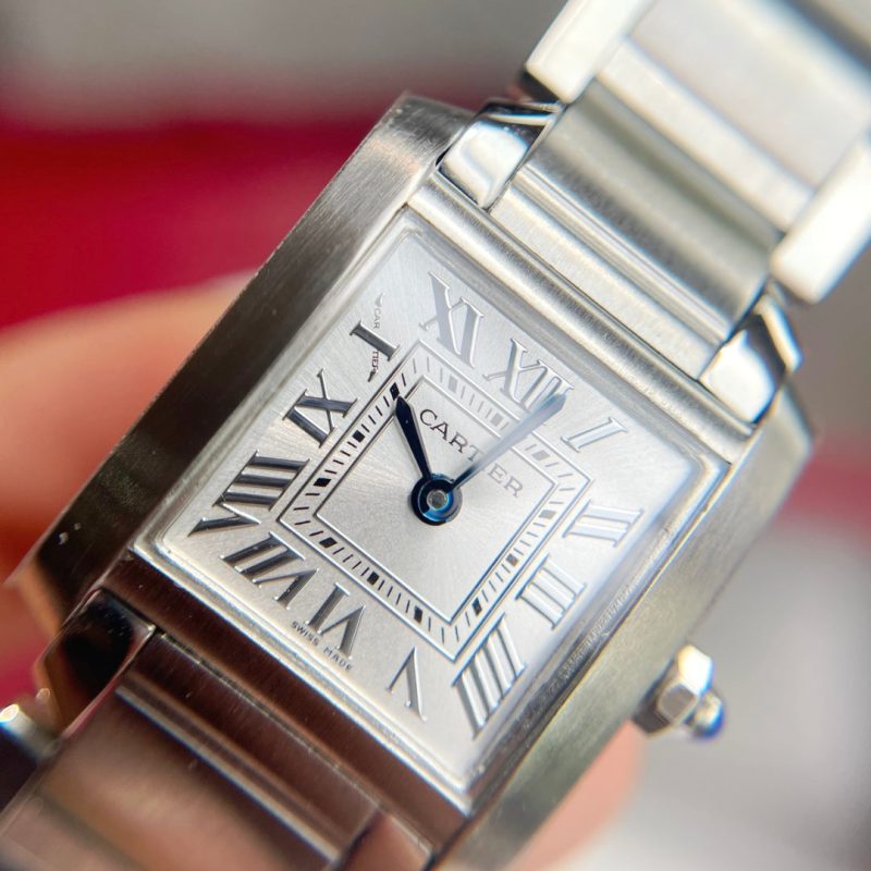 13344677988772020 TANK FRANCAISE STEEL WHITE DIAL