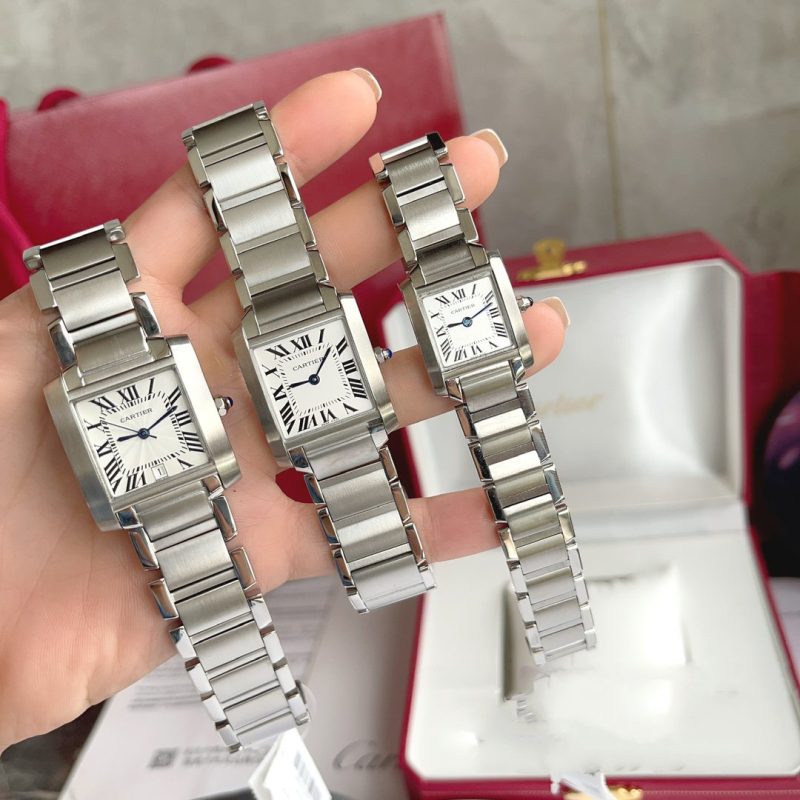 13344678044031474 TANK FRANCAISE STEEL WHITE DIAL