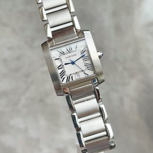 13344678069143943 TANK FRANCAISE STEEL WHITE DIAL
