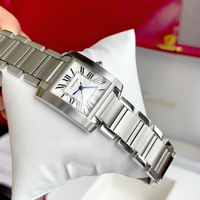 13344678074573207 TANK FRANCAISE STEEL WHITE DIAL