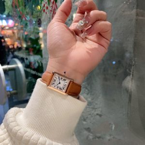 13344678553599027 TANK MUST PINK GOLD BROWN EPSOM LEATHER