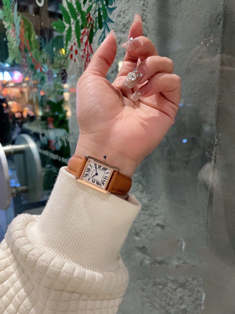 13344678553599027 TANK MUST PINK GOLD BROWN EPSOM LEATHER