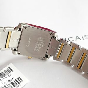 TANK FRANCAISE 25 GOLD STEEL WHITE DIAL