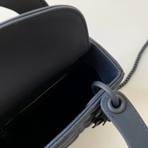 13345369893473121_4c48a51b-40c7-4a74-bd9f-8d9ce25b5961 MINI LADY 17 MY ABC ALL BLACK LAMBSKIN