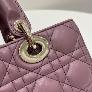 SMALL LADY D-JOY 22 PURPLE LAMBSKIN