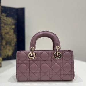 SMALL LADY D-JOY 22 PURPLE LAMBSKIN
