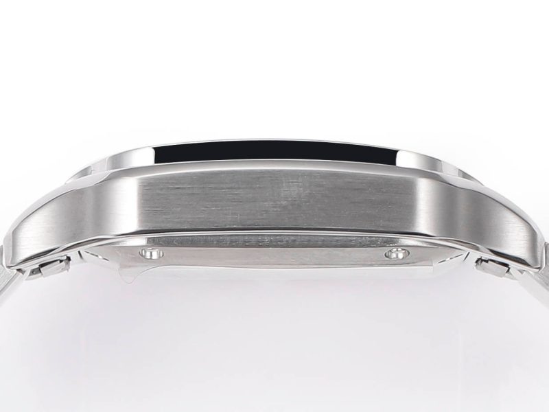 SANTOS LADY 35.1MM STEEL CASE DEEP GREEN DIAL