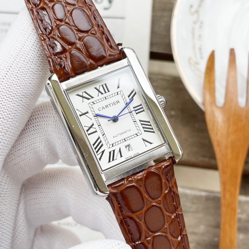 13349444576970789 TANK MUST 31 LARGE SIZE STEEL CASE CROCODILE LEATHER