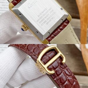 TANK MUST 31 LARGE SIZE GOLD CASE CROCODILE LEATHER