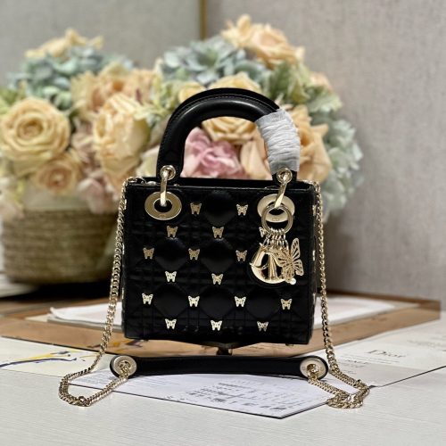 13350630622997934_f6f23cbf-0355-4fd1-b80b-1b44be81b988 MINI LADY 17 BUTTERFLY STUD BLACK LAMBSKIN