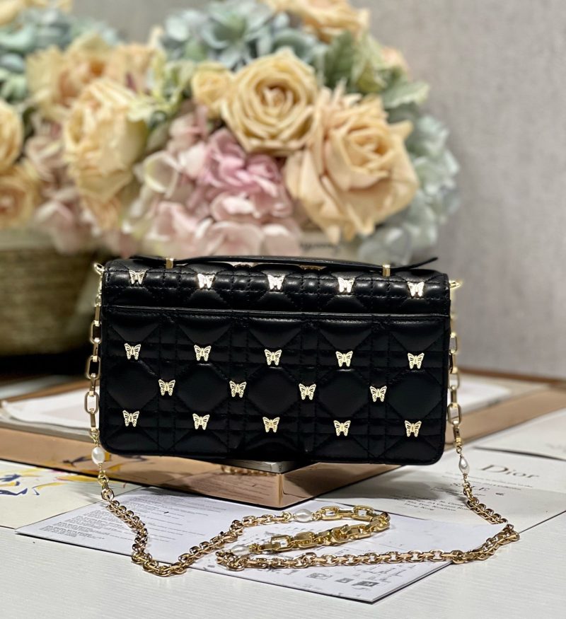 13350630746379870_daeadf1d-755e-424c-a211-f488b23914a5 MISS LADY 21 BUTTERFLY STUD BLACK LAMBSKIN
