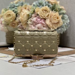 13350630793790613_a6ebce4e-d75e-4803-923f-7a1a5f219fae MISS LADY 21 BUTTERFLY STUD OLIVE LAMBSKIN