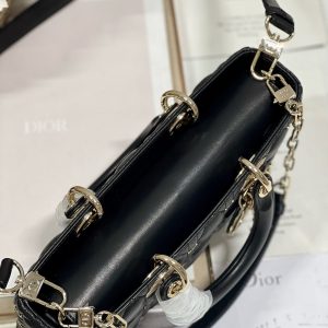 13350631130296553_74febf12-9c56-481a-ac10-f7c5ab8685af MEDIUM LADY D-JOY 26 BUTTERFLY STUD BLACK LAMBSKIN