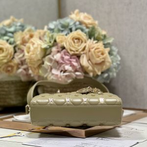 13350631173275124_46e95599-3bd2-406d-9e93-0f5244c2dd1f SMALL LADY D-JOY 22 BUTTERFLY STUD OLIVE LAMBSKIN